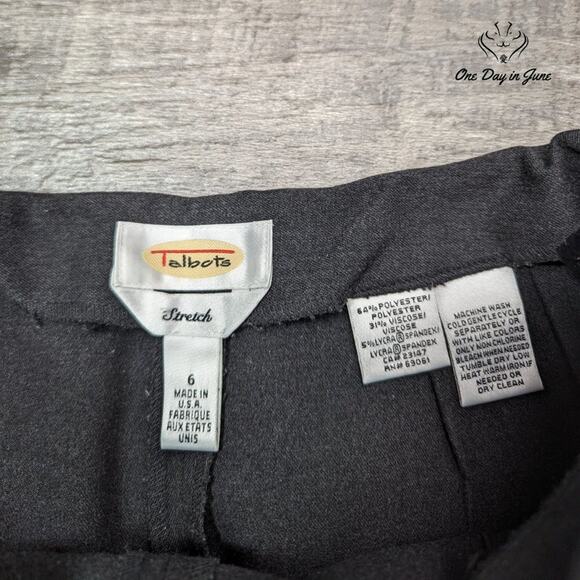 Talbots Straight Leg Hip Zipper Dress Pants Size 6 - Picture 2 of 6
